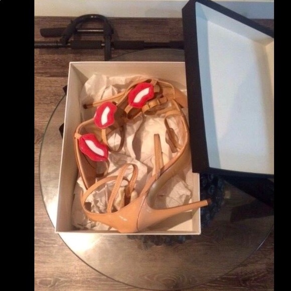 PAUL&BETTY 'VERNICE ROSA' SANDALS IN BLUSH NUDE - Picture 9 of 9